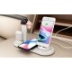 Three-in-One Rotatable Charging Dock with Wireless Charging for iPhone